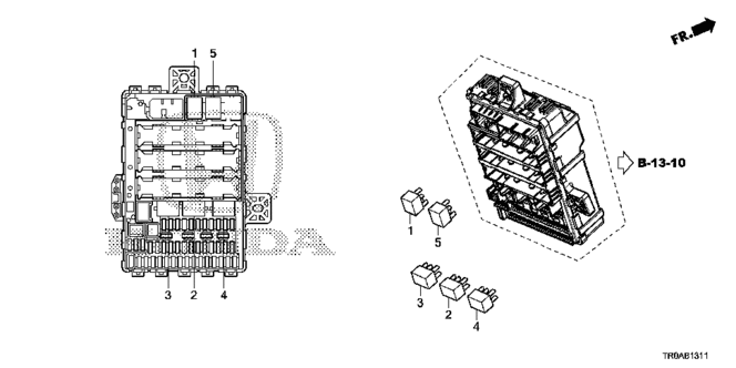 CIVIC SEDAN CONTROL UNIT (CABIN) (2)