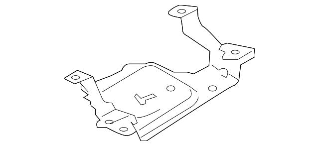 72-11-6-974-245 Деталь OUTER BELT ASSY BRACKET, LEFT