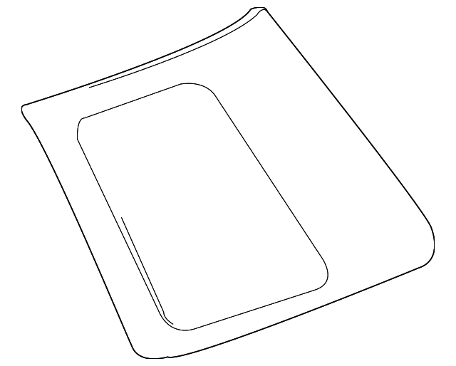62730-35153 Деталь QTR GLASS, RIGHT