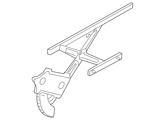 80720AH214 Деталь REGULATOR, RIGHT
