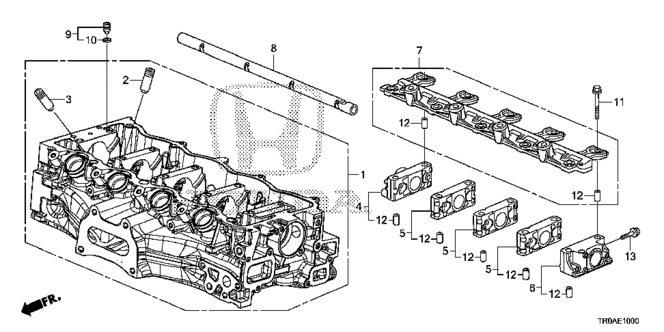 CIVIC SEDAN CYLINDER HEAD (1.8L)