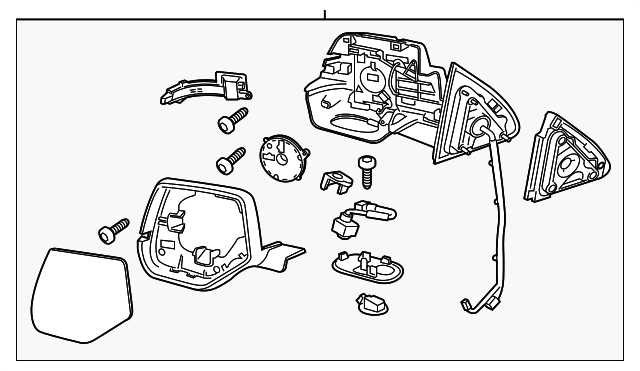 23331705 MIRROR ASSY, RIGHT