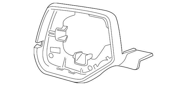 23463317 BEZEL, LEFT