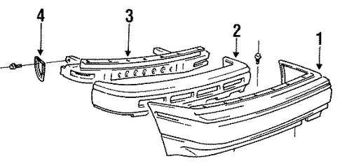 Precis BUMPER ASSEMBLY - REAR