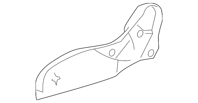 8574078J00 Деталь SIDE COVER, RIGHT