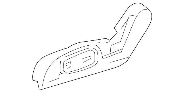 8572078J00 Деталь SIDE COVER, LEFT