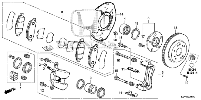 CHASSIS/FRONT BRAKE (2) for 2013 Honda ACCORD SEDAN #1