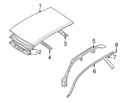 X5 ROOF & COMPONENTS