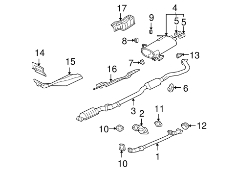 Outlander EXHAUST COMPONENTS 2