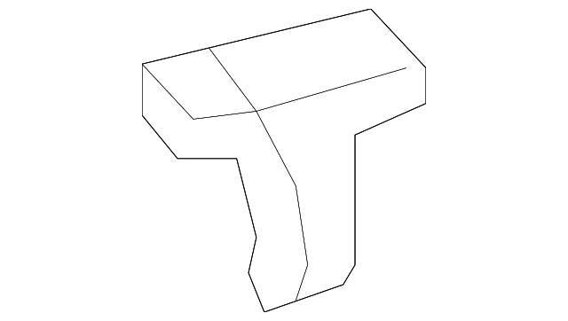 2058120014 Деталь WINDOW TRIM BRACKET, LEFT