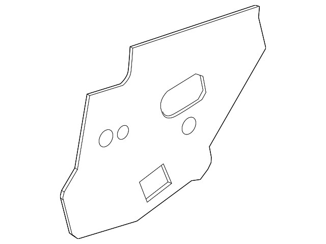 205-737-01-90 Деталь WATER SHIELD, LEFT