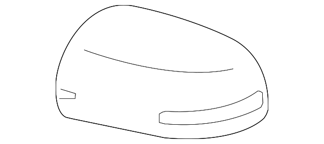 7632B415WA Деталь MIRROR COVER, LEFT
