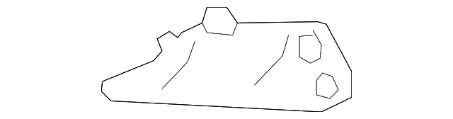 7632B624 Деталь COVER, RIGHT