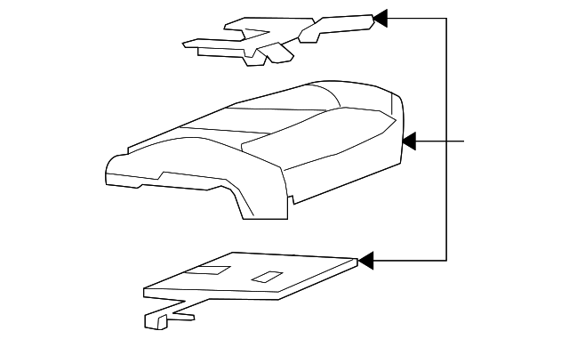 25886106 Деталь OCCUPANT MODULE, RIGHT