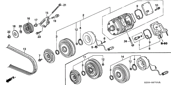 RL A / C COMPRESSOR
