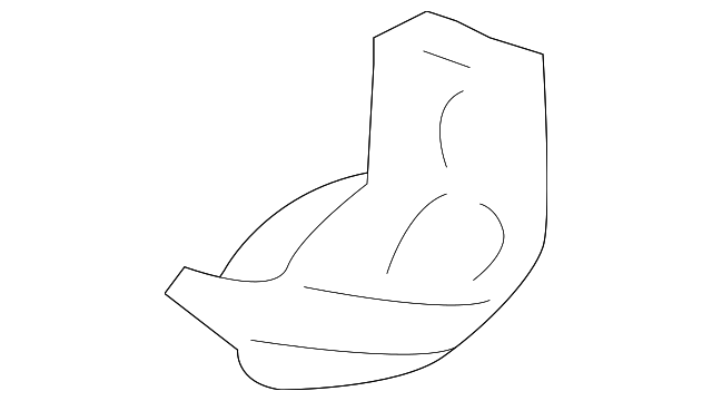 58428-02010 Деталь REAR BODY PANEL FRONT BRACKET, RIGHT