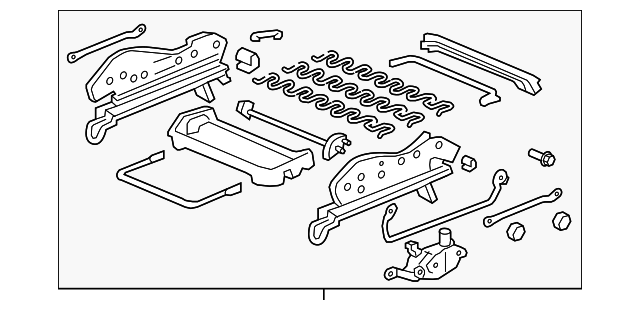 81536-SJC-A11 Деталь FRAME, L. FR. SEAT CUSHION
