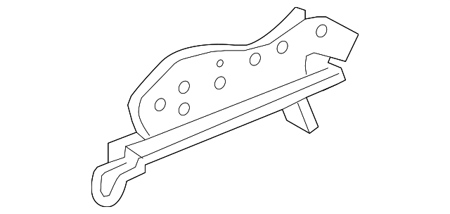 81660-SHJ-X11 Деталь ADJUSTER, L. FR. SEAT SLIDE (OUTER)