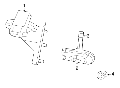 Routan TIRE PRESSURE MONITOR COMPONENTS