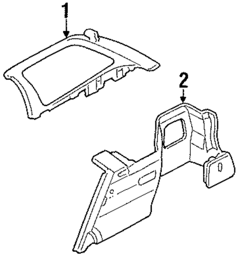 Escort INTERIOR TRIM - QUARTER PANELS 3
