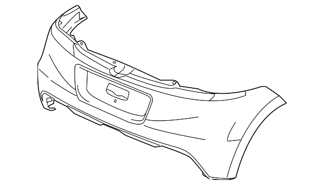04715-SZT-A90ZZ Деталь FACE, RR. BUMPER (DOT)