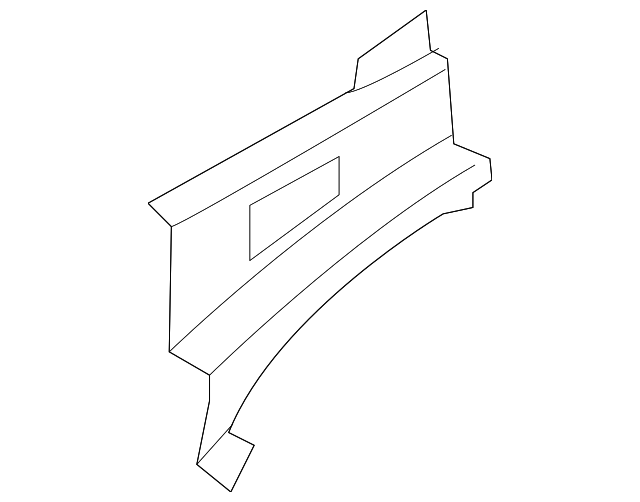 F4112-JG00A Деталь SIDE PANEL EXTENSION, RIGHT