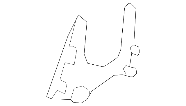 88187-3E400FC Деталь INNER COVER, LEFT