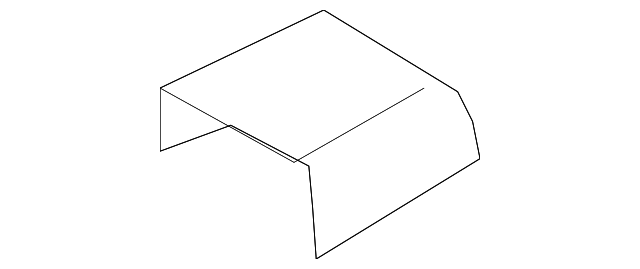 88562-3E000FC Деталь TRACK END COVER, LEFT