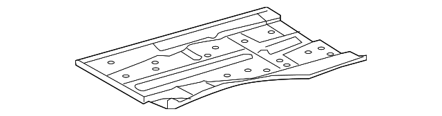 58111-24060 Деталь FRONT FLOOR PAN, RIGHT
