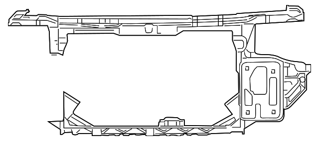 5116209AL Деталь RADIATOR SUPPORT
