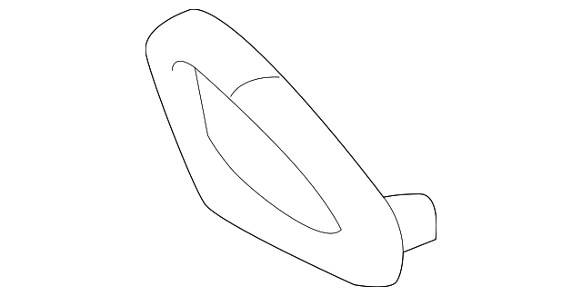 89390-3X000-YDA Деталь SEAT BELT GUIDE