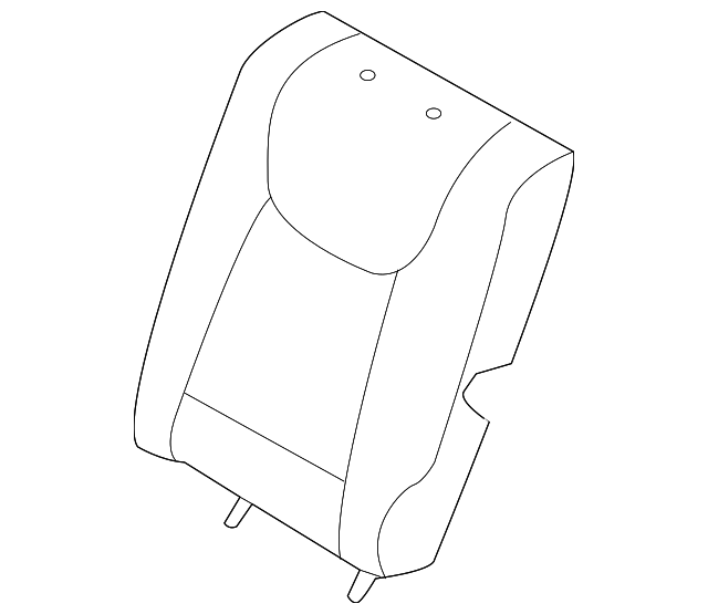89360-3X320-PBK Деталь SEAT BACK COVER