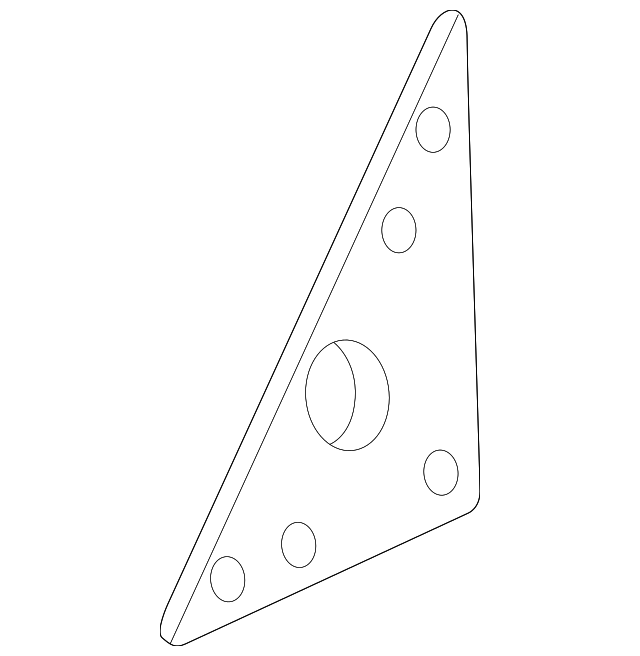 25634619 Деталь MIRROR ASSY GASKET, LEFT