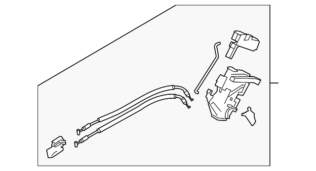 81410-A7011 LATCH ASSY, LEFT
