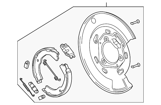 22851542 PARKING BRAKE, RIGHT