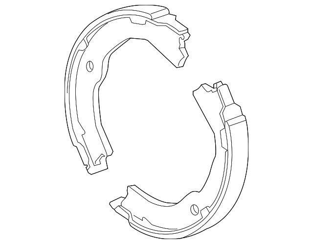 20921108 PARK BRAKE SHOES