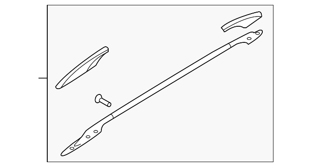 73820-1JA0A Деталь ROOF RACK, RIGHT