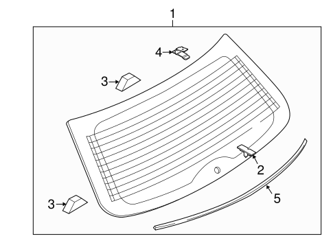 CX-9 GLASS - LIFT GATE
