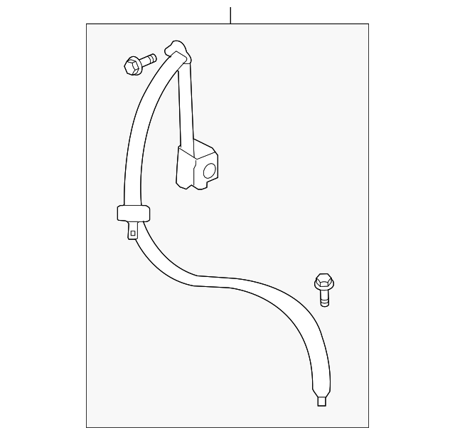 19153275 Деталь OUTER BELT ASSY, LEFT