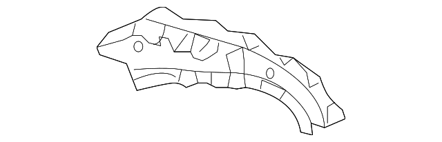 61618-48020 Деталь REAR PANEL, LEFT