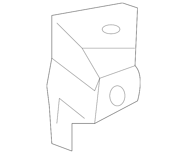 61645-48040 Деталь INNER WHEELHOUSE GUSSET, RIGHT