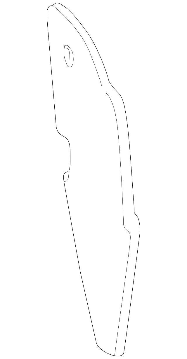 F1TZ16K171A Деталь SOUND ABSORBER, LEFT