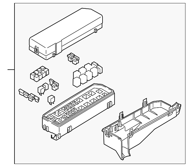 ZZEG-67-010 Деталь FUSE & RELAY BOX