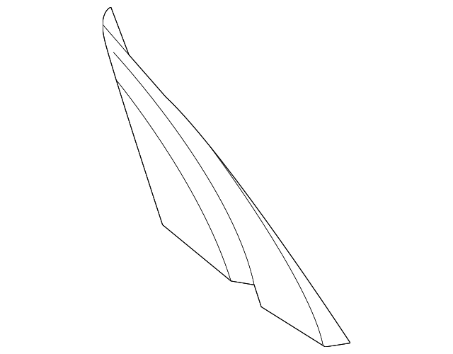 87650-2T000 Деталь INNER COVER, LEFT