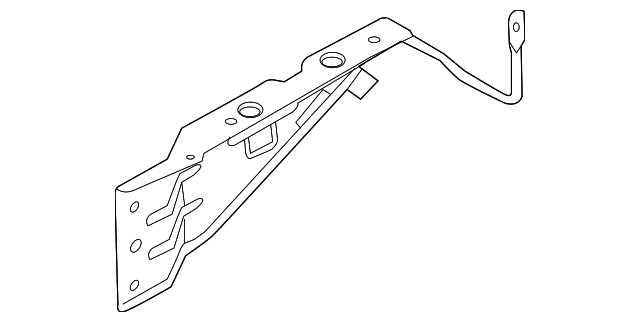 BC3Z-6N813-A Деталь INNER REINF SUPPORT BRACKET, LEFT