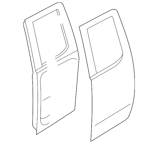 82100-ZR00A Деталь DOOR SHELL, RIGHT
