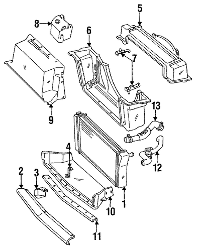Corvette RADIATOR & COMPONENTS 2