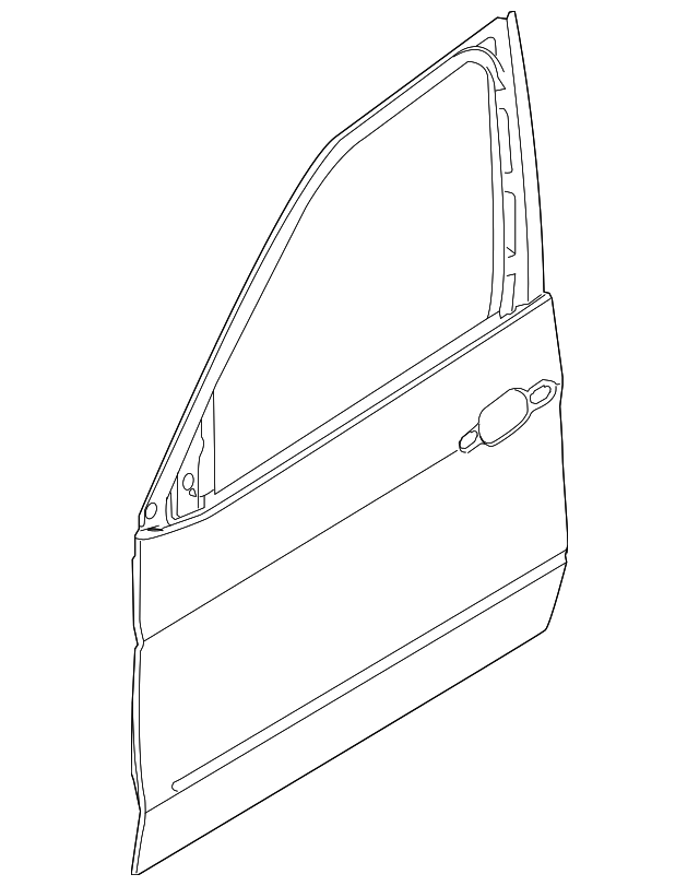 41-51-7-211-423 Деталь DOOR SHELL, LEFT