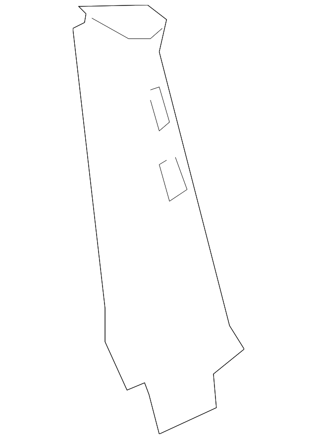 G6666-3BAMA Деталь PILLAR REINF, RIGHT