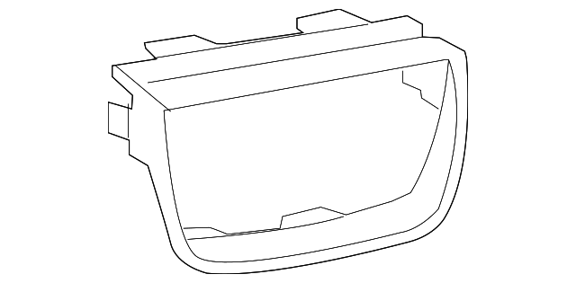 22814317 Деталь LAMP BEZEL, LEFT